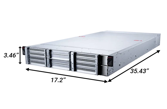 HELIXX 2U4G | XEON 6700 — Ölçüler