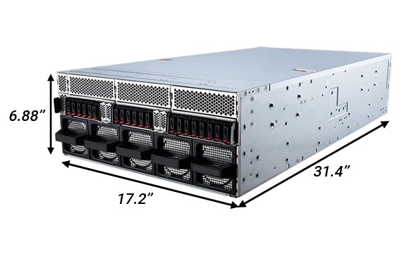 HELIXX 4U8G | XEON 6700 — Ölçüler